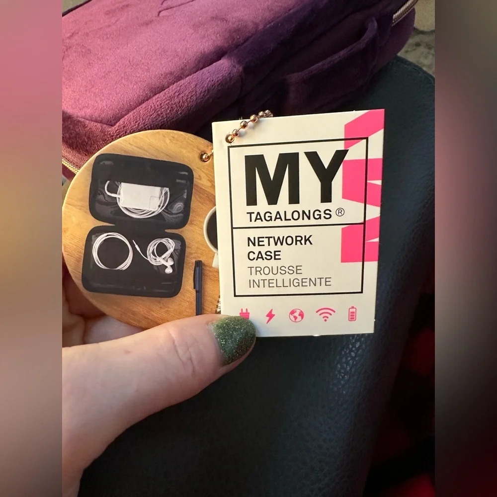 MY TAGALONGS Network Case, Purple Velour